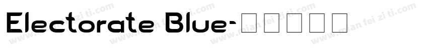 Electorate Blue字体转换